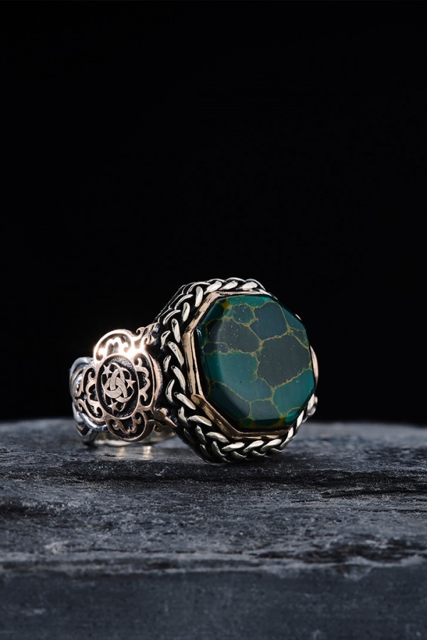 Arizona Firuzesi Gümüş Yüzük