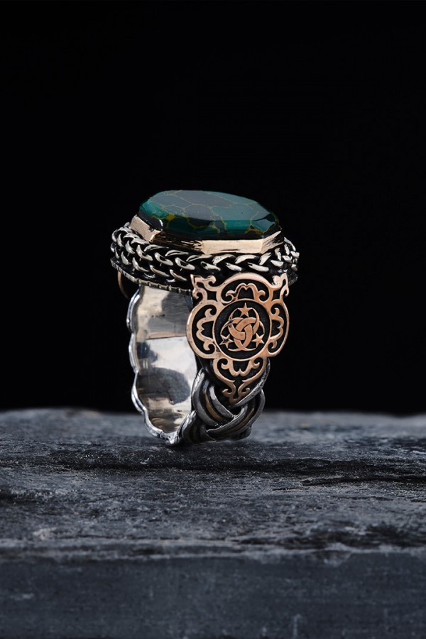 Arizona Firuzesi Gümüş Yüzük