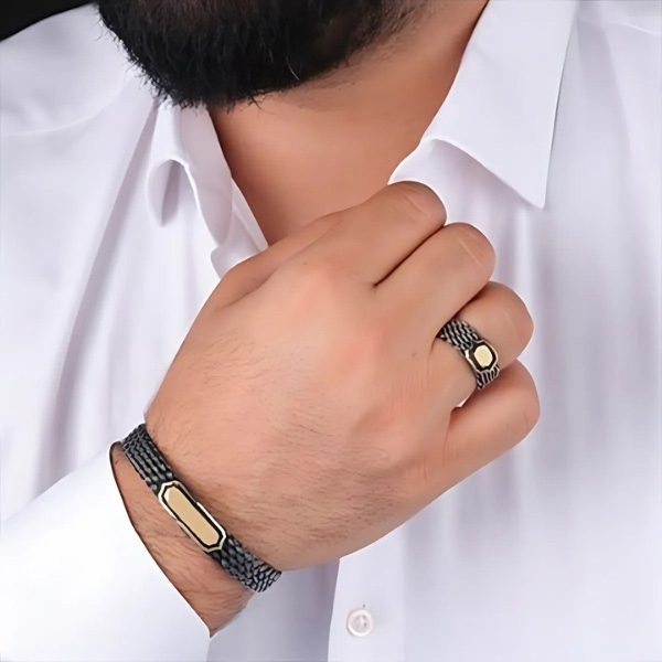 Elişi Örme Hasır Bileklik | Kişiye Özel İsim veya Logo