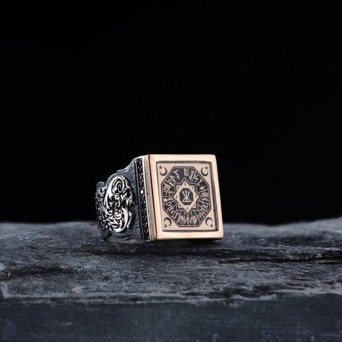 Oğuz Kağan Mührü Gümüş Yüzük