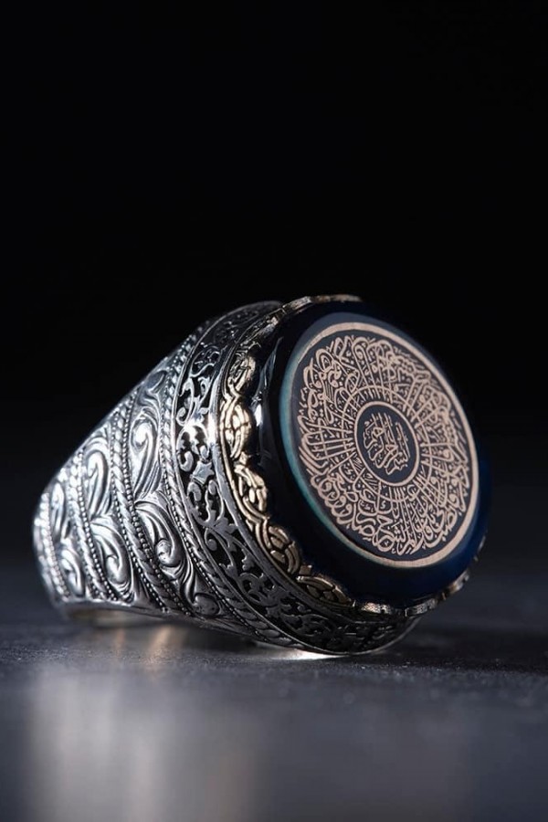 Yuvarlak İnşirah Gümüş Yüzük