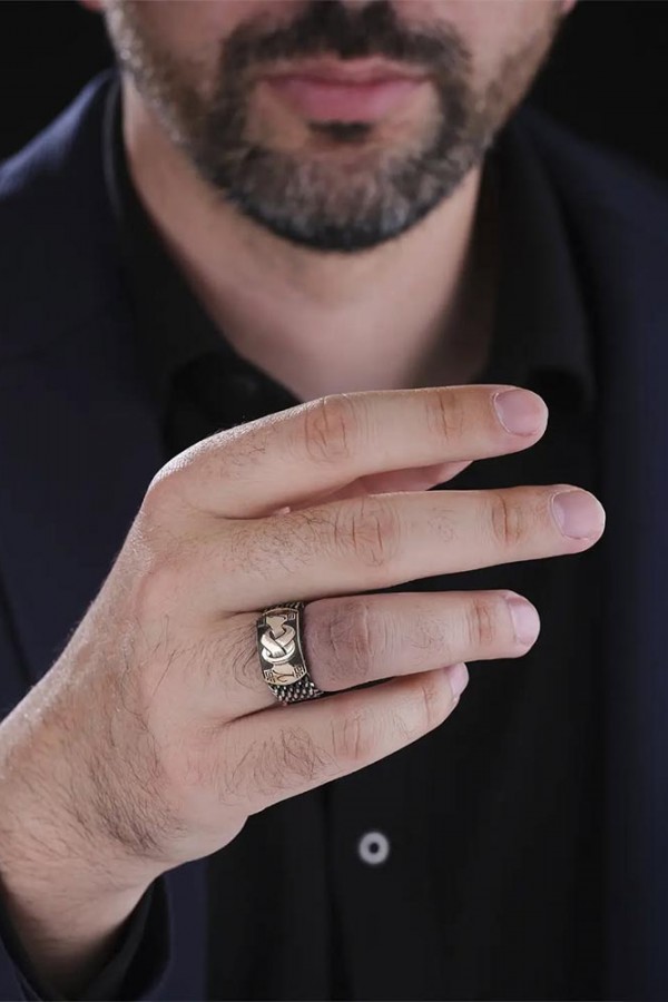 Kördüğüm Gümüş Alyans Modeli Kördüğüm Gümüş Alyans Modeli