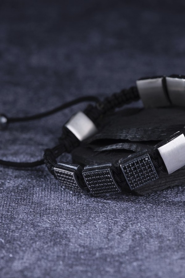 İsimli Mikron Taşlı Gümüş Bileklik